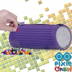 Pixie Crew Ученически несесер Grey/Purple PXA-05-W14 Pixie Crew Ученически несесер Grey/Purple PXA-05-W14